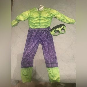 Boys hulk costume + mask